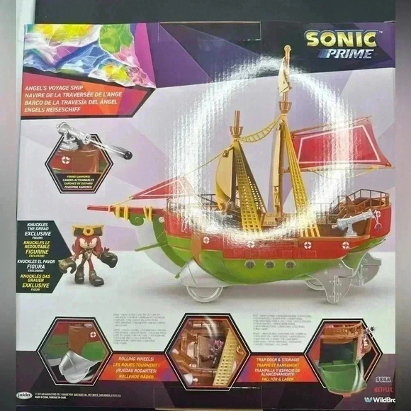 Sonic The Hedgehog Prime Angels Voyage Ship Action Figure Playset New - Picture 2 of 3